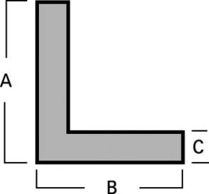 1" x 1" Commercial L Angle - 1/8" Wall