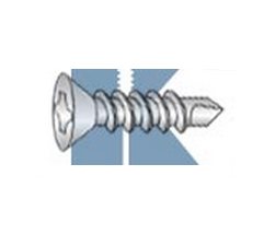 Flat Head Phillips Self-Drilling Sheet Metal Screws - Stainless