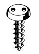 Tamperproof Screws - Snake Eye Pan Head