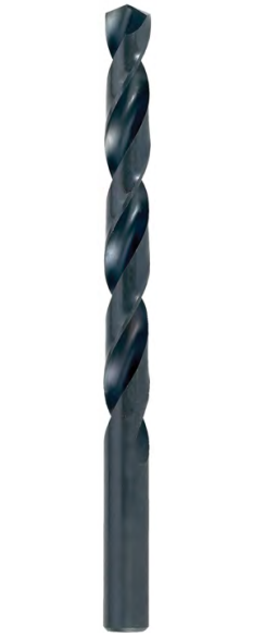 Wire Gauge Heavy-Duty M2 Black Oxide 135Â° Split Point Drill Bits