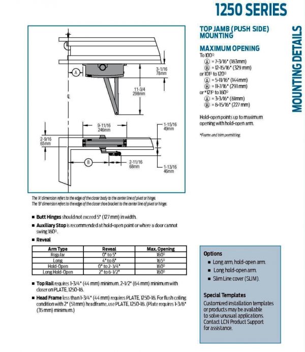 LCN 1250 Door Closers - Image 2