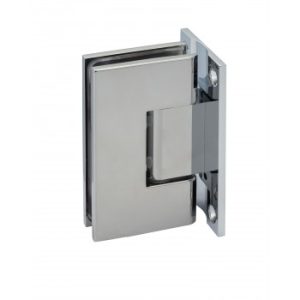 TAIGA/VIENNA Heavy Duty 90Â° Wall/Glass Hinge Full Back Plate