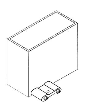 RAS Industries #320 Steel Bracket Clip for Thresholds