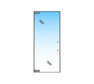 ALVA E1 - Standard Door - Standard 39" and Below Door - HO90
