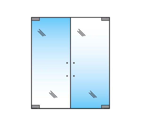 ALVA E2 - Dual-Swing Door Opening - Wide 39" to 49" Door - HO90