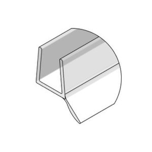 Angled Fin Wipe & Seal for 3/8" Glass